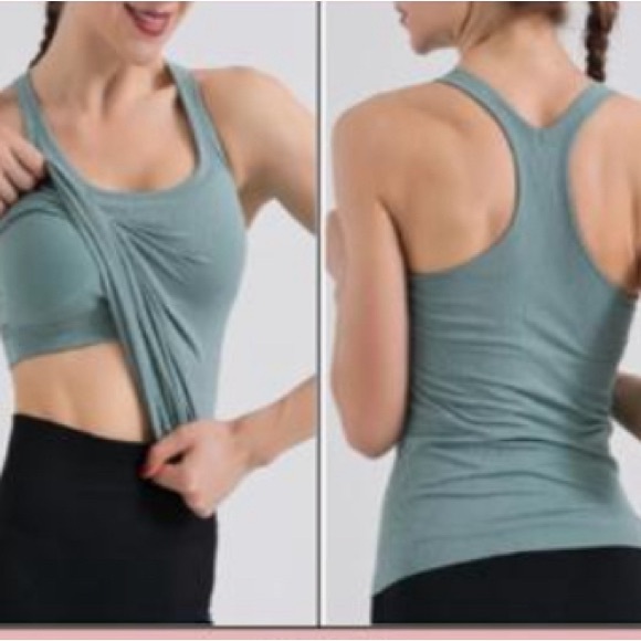 Pink Racerback Tank Top - Picture 5 of 6